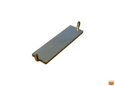 Borgplaatje verlichtingsbalk