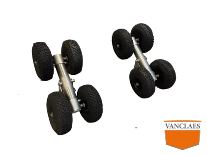 Gyro-roller set van 2 met luchtbandjes