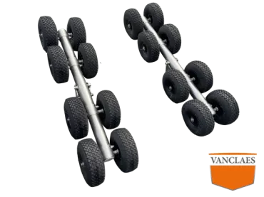 Gyro roller set van 4 met luchtbandjes