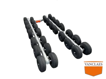 Gyro roller set van 7 met luchtbandjes passend op frame 3500 (230 breed)