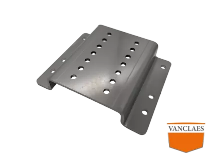 Neuswiel adapterplaat geremde trailer