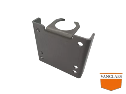 Neuswiel adapterplaat ongeremde trailer 48 mm