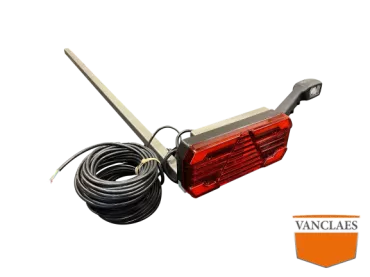 Uitschuifbare lichtbalk rechts inclusief verlichting