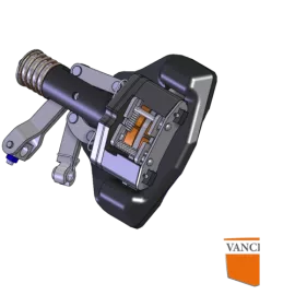 Montagegroep schijfrem compleet rechts WS245 1500 kg