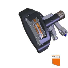 Montagegroep schijfrem compleet links WS284 1800 kg