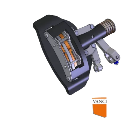 Montagegroep schijfrem compleet links WS284 1800 kg
