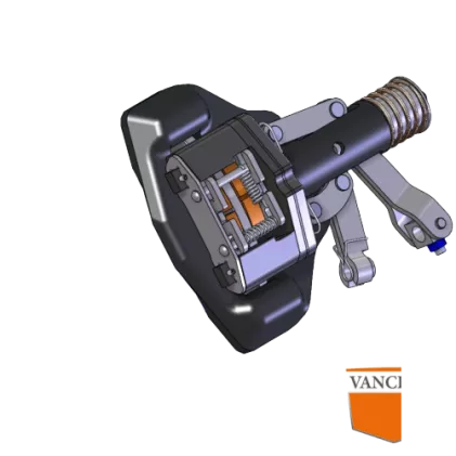 Montagegroep schijfrem compleet links WS245 1500 kg