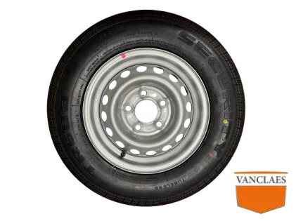 Compleet wiel 165/80R13C 5 gats