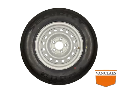 Complete wheel 185/R14C 80 5 bolts