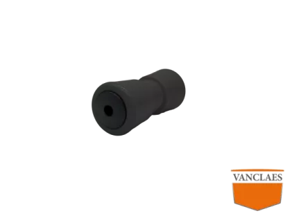 Vanclaes PU kielrol zwart 190 mm