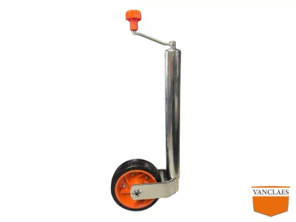 Jockey wheel braked trailer