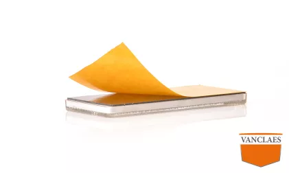 Reflector white 96x42mm self-adhesive