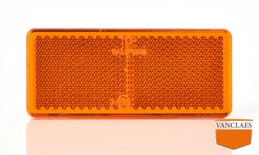 Reflector oranje 96x42mm zelfklevend