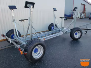 Zeilboot Haventrailer met oplooprem 4,5 TON