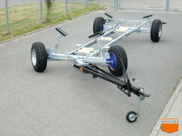 Motorboot Haventrailer met oplooprem 6 TON