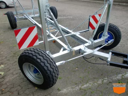 Zeilboot Haventrailer met oplooprem 6 TON