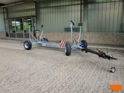 Zeilboot Haventrailer met oplooprem 6 TON