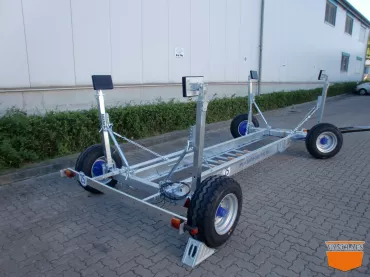 Zeilboot Haventrailer met oplooprem 8 TON