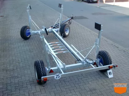 Zeilboot Haventrailer met oplooprem 8 TON