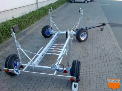 Zeilboot Haventrailer met oplooprem 8 TON