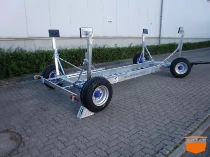 Zeilboot Haventrailer met oplooprem 8 TON
