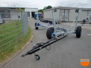 Zeilboot Haventrailer met luchtrem 9,6 TON