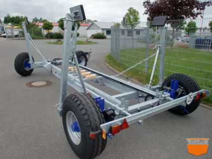 Zeilboot Haventrailer met luchtrem 9,6 TON