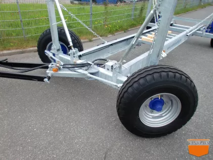 Zeilboot Haventrailer met luchtrem 9,6 TON