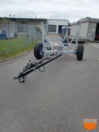 Zeilboot Haventrailer met luchtrem 9,6 TON