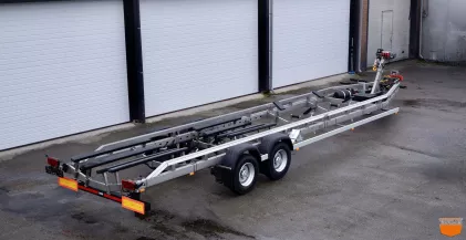 Configurator Middenas aanhangwagen luchtgeremde boottrailer