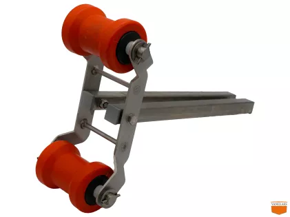 Bow support swing on adjustable pipe L=450 mm orange