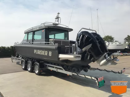 Axopar 37 Excelleron GYRO 7500 - 12m trommel geremd 3 as ongekeurd