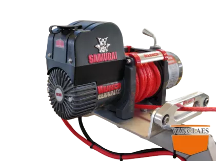 Electrische lier inclusief accubak en accu, 5500kg