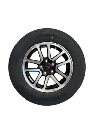 Compleet wiel 15 inch 5 gats aluminium dutone