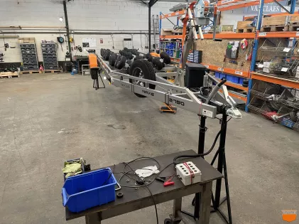 Maintenance service braked 1 axle