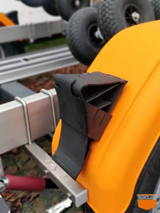 Wheel chock holder included