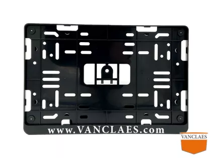 License plate holder plastic square printed