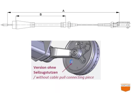 Bremsseile 1190-1000 Trommelbremse NW