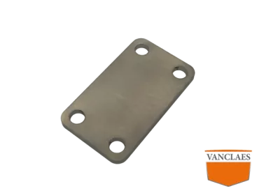 Stroppenplaat 40x40 RVS