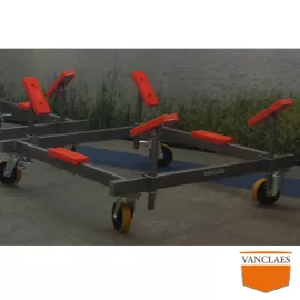 Vanclaes bootbok S verrijdbaar RVS