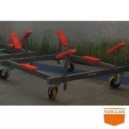 Vanclaes bootbok S verrijdbaar RVS