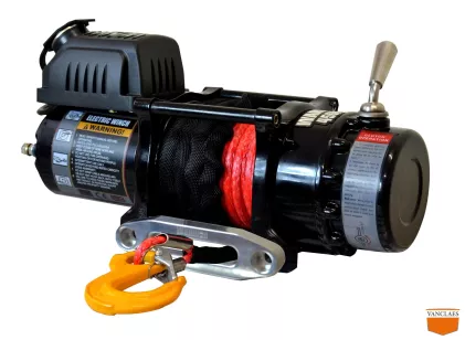 Elektrische lier Warrior Ninja C4500 EWX (max pull 2041kg) 12V